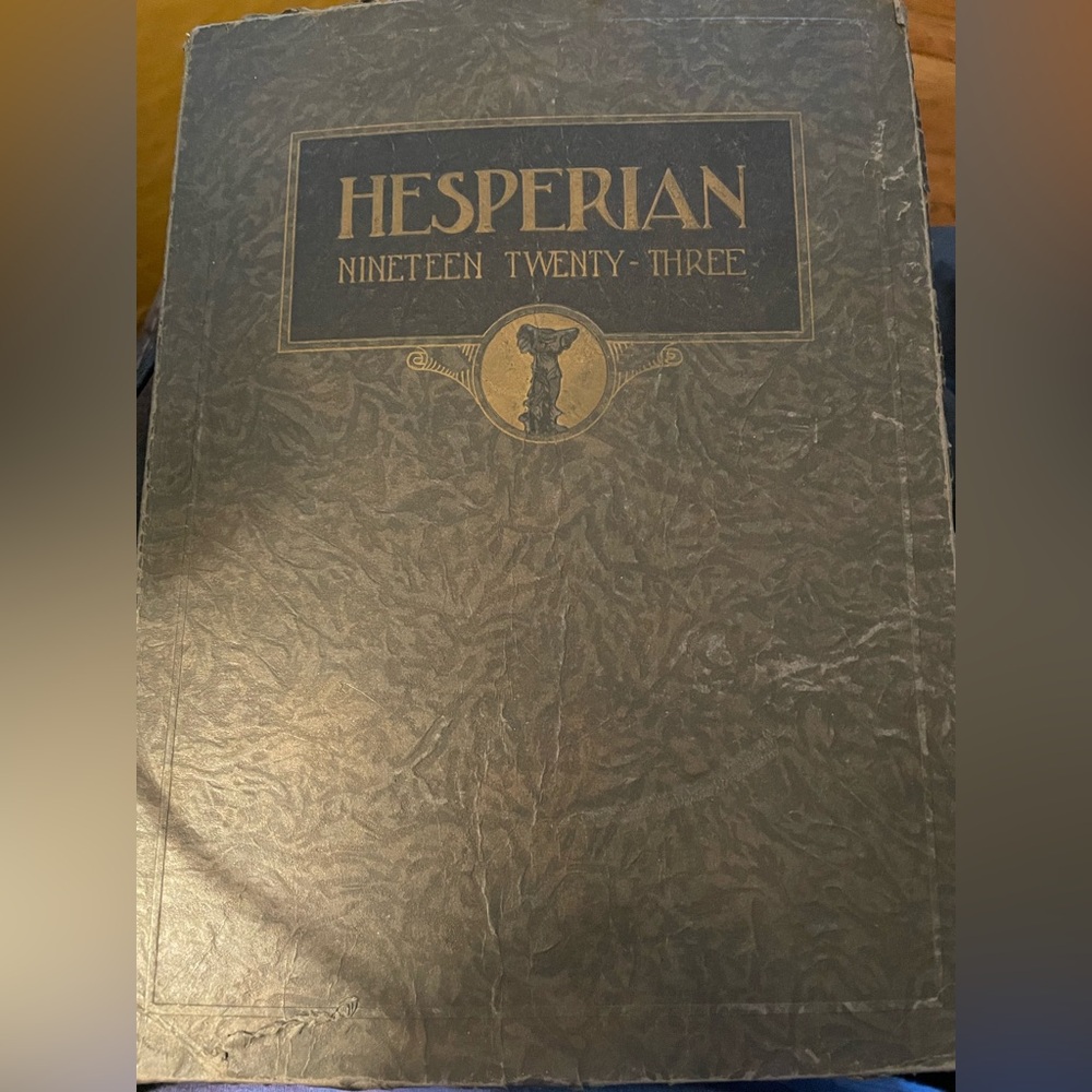WEST HIGH SCHOOL YEARBOOK ANNUAL “Hesperian” 1923  Minneapolis Minnesota MN